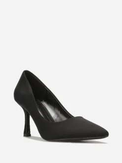 La Modeuse Escarpins pointus en suédine Noir