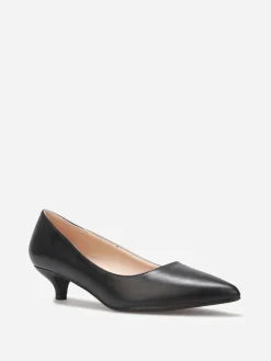 Hot La Modeuse Escarpins pointus kitten heel Noir