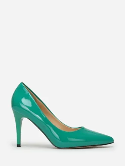 New La Modeuse Escarpins s vernis à talon aiguille Vert