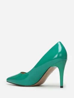 New La Modeuse Escarpins s vernis à talon aiguille Vert