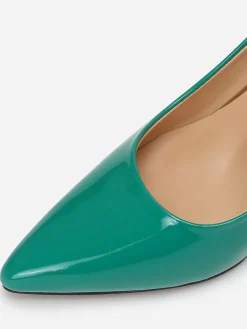 New La Modeuse Escarpins s vernis à talon aiguille Vert