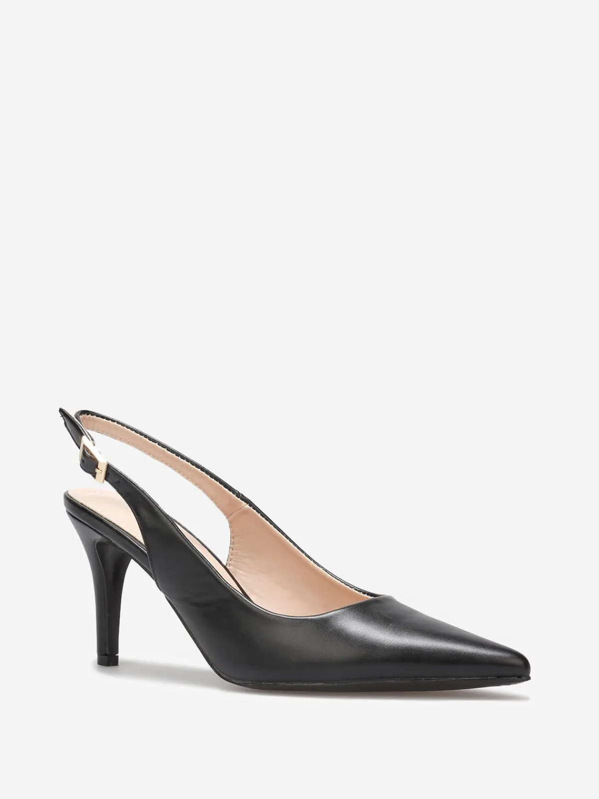 Online La Modeuse Escarpins slingback à bout pointu Noir