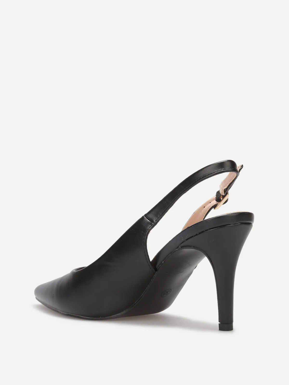 Online La Modeuse Escarpins slingback à bout pointu Noir
