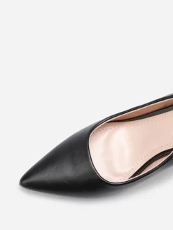 Online La Modeuse Escarpins slingback à bout pointu Noir