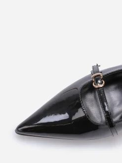 New La Modeuse Escarpins slingback à petit talon Noir