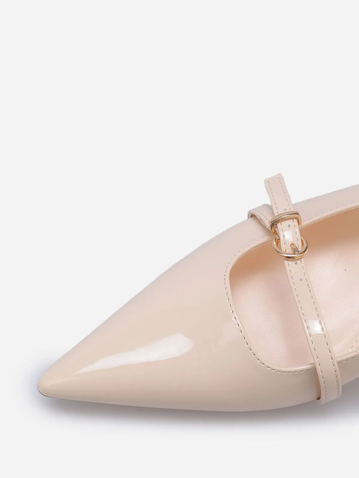 New La Modeuse Escarpins slingback à petit talon Beige