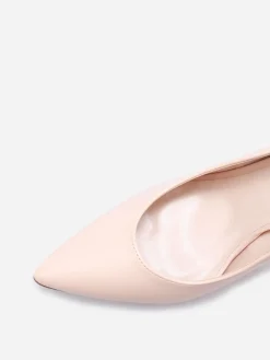 Sale La Modeuse Escarpins Slingback bout pointu Nude