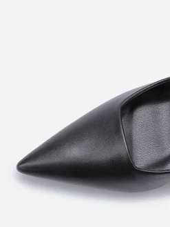 Best La Modeuse Escarpins slingback pointus Noir