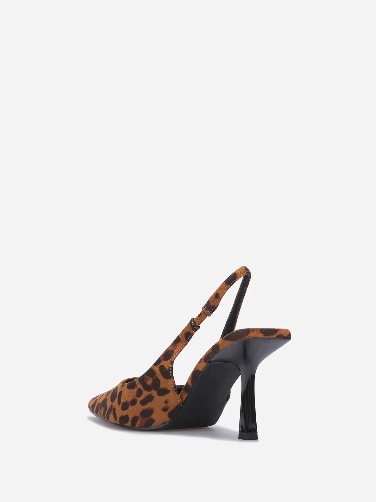 La Modeuse Escarpins slingback pointus Léopard