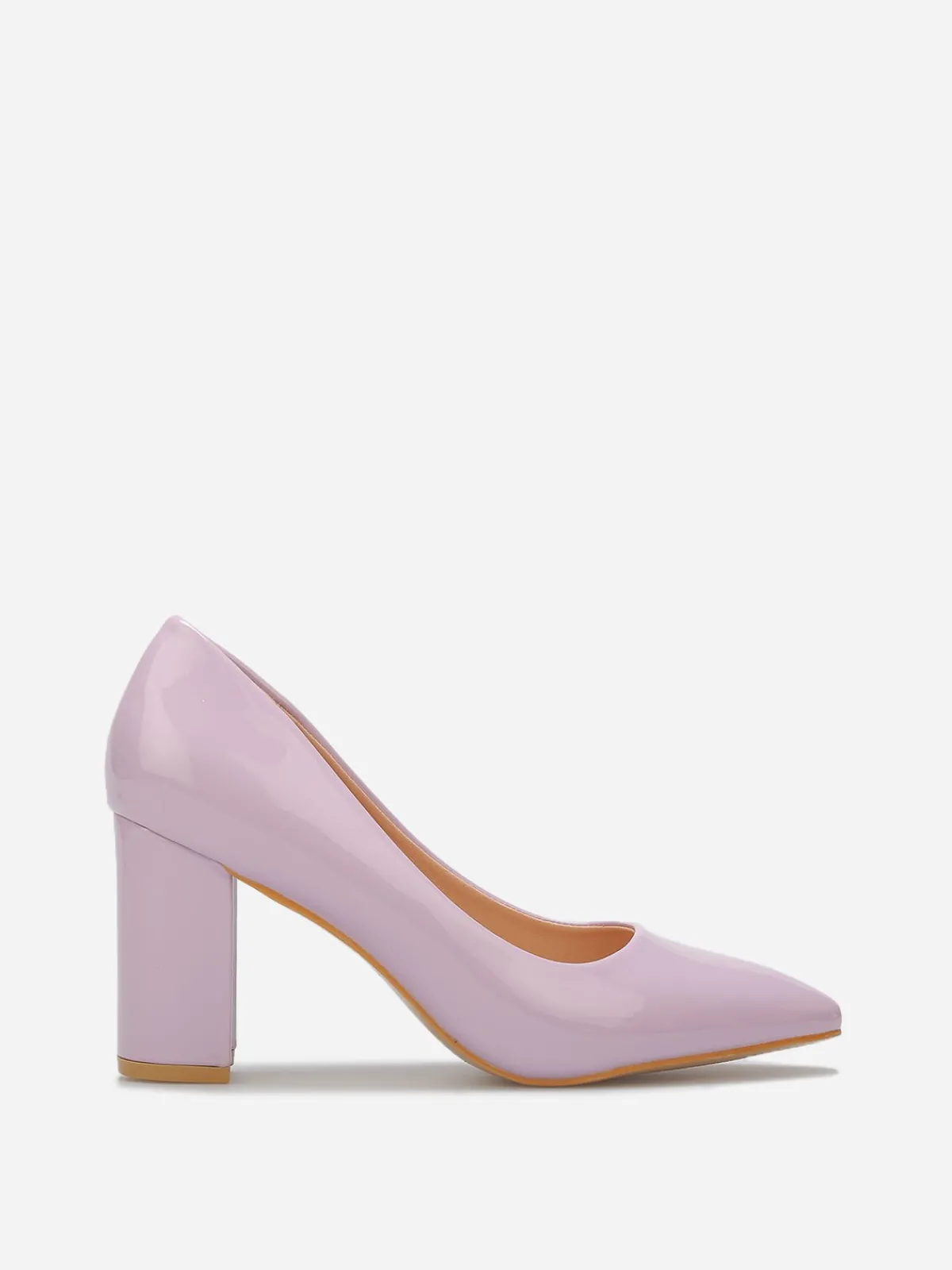 Outlet La Modeuse Escarpins vernis à bout pointu Violet