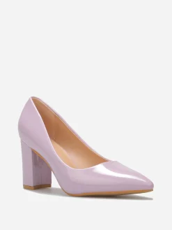 Outlet La Modeuse Escarpins vernis à bout pointu Violet