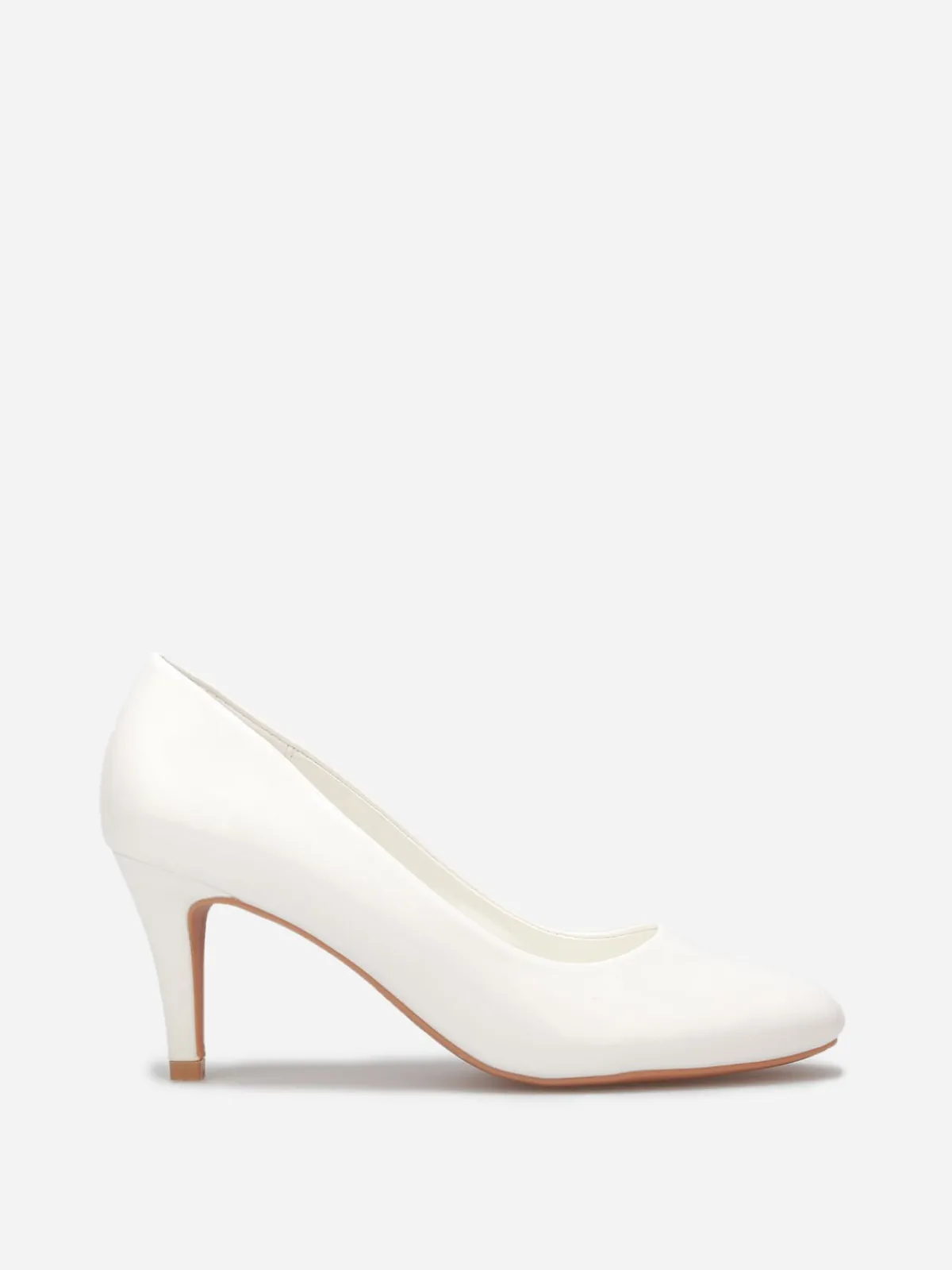 Hot La Modeuse Escarpins vernis à petit talon Blanc
