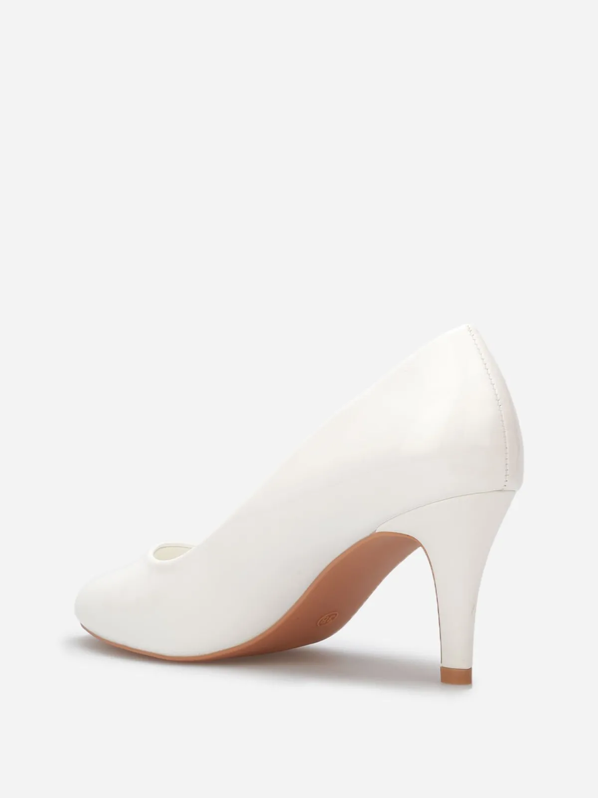 Hot La Modeuse Escarpins vernis à petit talon Blanc