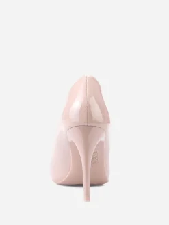 Online La Modeuse Escarpins  vernis à talon aiguille Beige