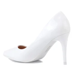 Online La Modeuse Escarpins  vernis à talon aiguille Blanc