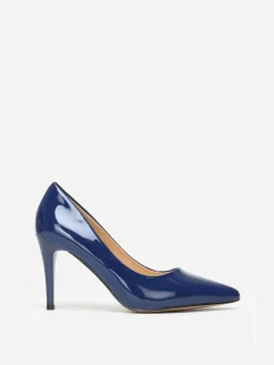 Best La Modeuse Escarpins vernis à talon aiguille Bleu