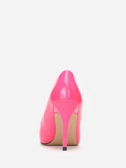Clearance La Modeuse Escarpins vernis à talon aiguille Fuchsia