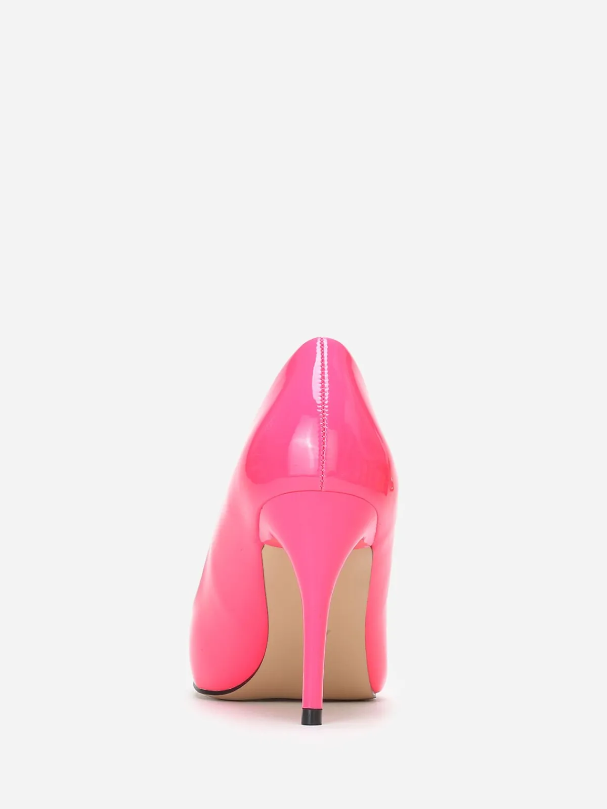Clearance La Modeuse Escarpins vernis à talon aiguille Fuchsia