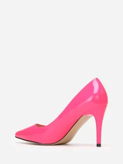Clearance La Modeuse Escarpins vernis à talon aiguille Fuchsia