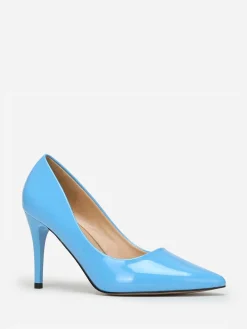 Sale La Modeuse Escarpins   vernis à talon aiguille Turquoise