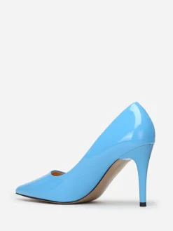 Sale La Modeuse Escarpins   vernis à talon aiguille Turquoise