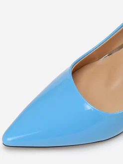 Sale La Modeuse Escarpins   vernis à talon aiguille Turquoise