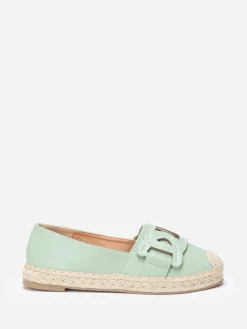 New La Modeuse Espadrilles avec bride en simili Vert