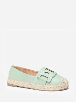 New La Modeuse Espadrilles  avec bride en simili Vert