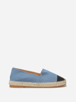 Clearance La Modeuse Espadrilles bicolores en denim BleuDenim