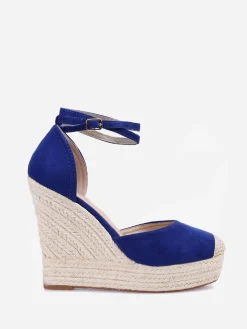 New La Modeuse Espadrilles compensées Bleu