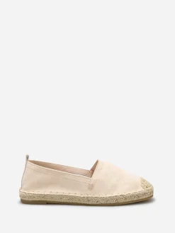 Best La Modeuse Espadrilles en suédine à bout carré Beige