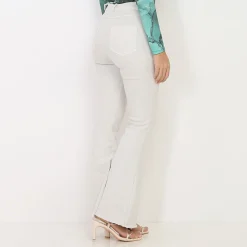 New La Modeuse Jeans flare stretch Beige