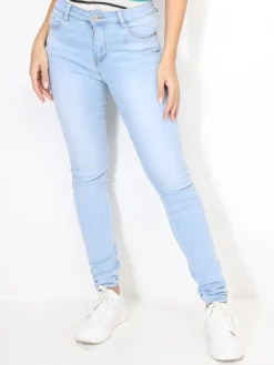 Best La Modeuse Jeans skinny push-up BleuClair