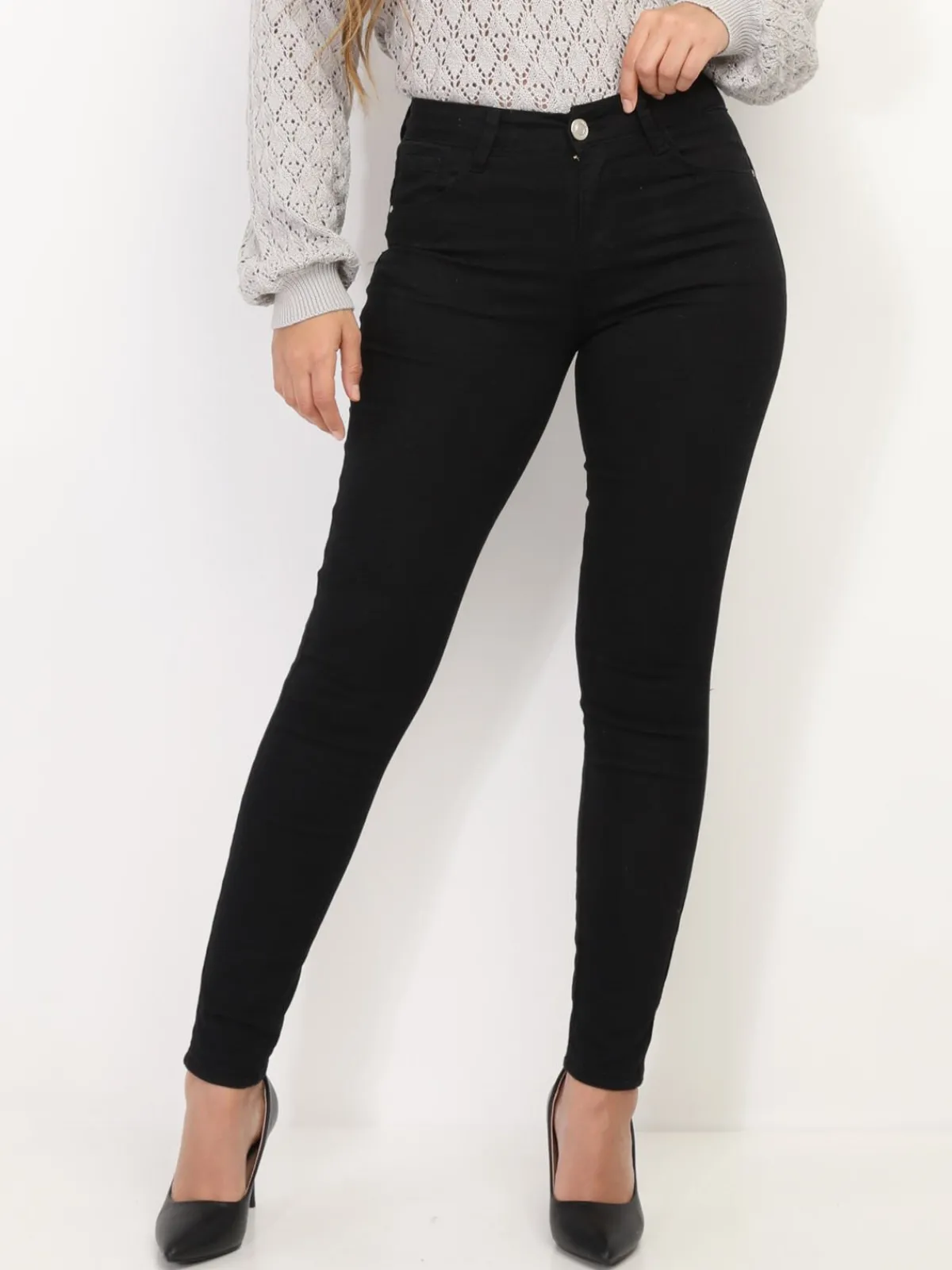Best La Modeuse Jeans skinny push-Up Noir