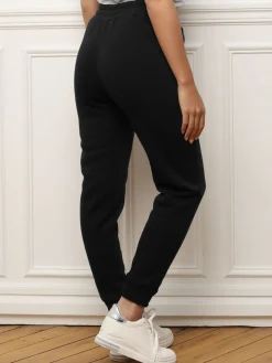 Discount La Modeuse Jogging classique à taille haute Noir