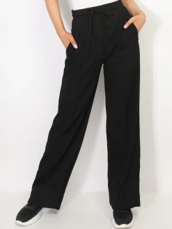 Best La Modeuse Jogging droit à coutures apparentes Noir
