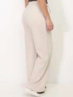 Best La Modeuse Jogging droit et coutures apparentes Beige
