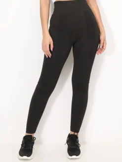 Clearance La Modeuse Legging taille haute et push-up Noir