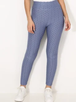 Best La Modeuse Legging texturé effet push-up Bleu