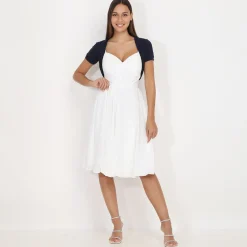 Discount La Modeuse Lot de 4 boléros basiques Multicolore