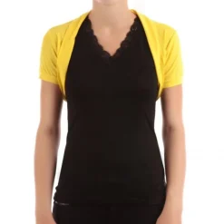 Discount La Modeuse Lot de 4 boléros basiques Multicolore