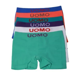 Discount La Modeuse Lot de 6 boxers enfant Charlie Menthe