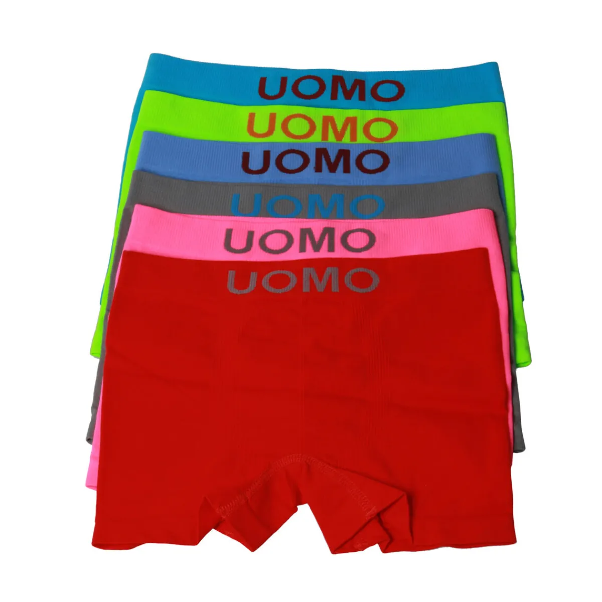 La Modeuse Lot de 6 boxers enfant Dominique Multicolore