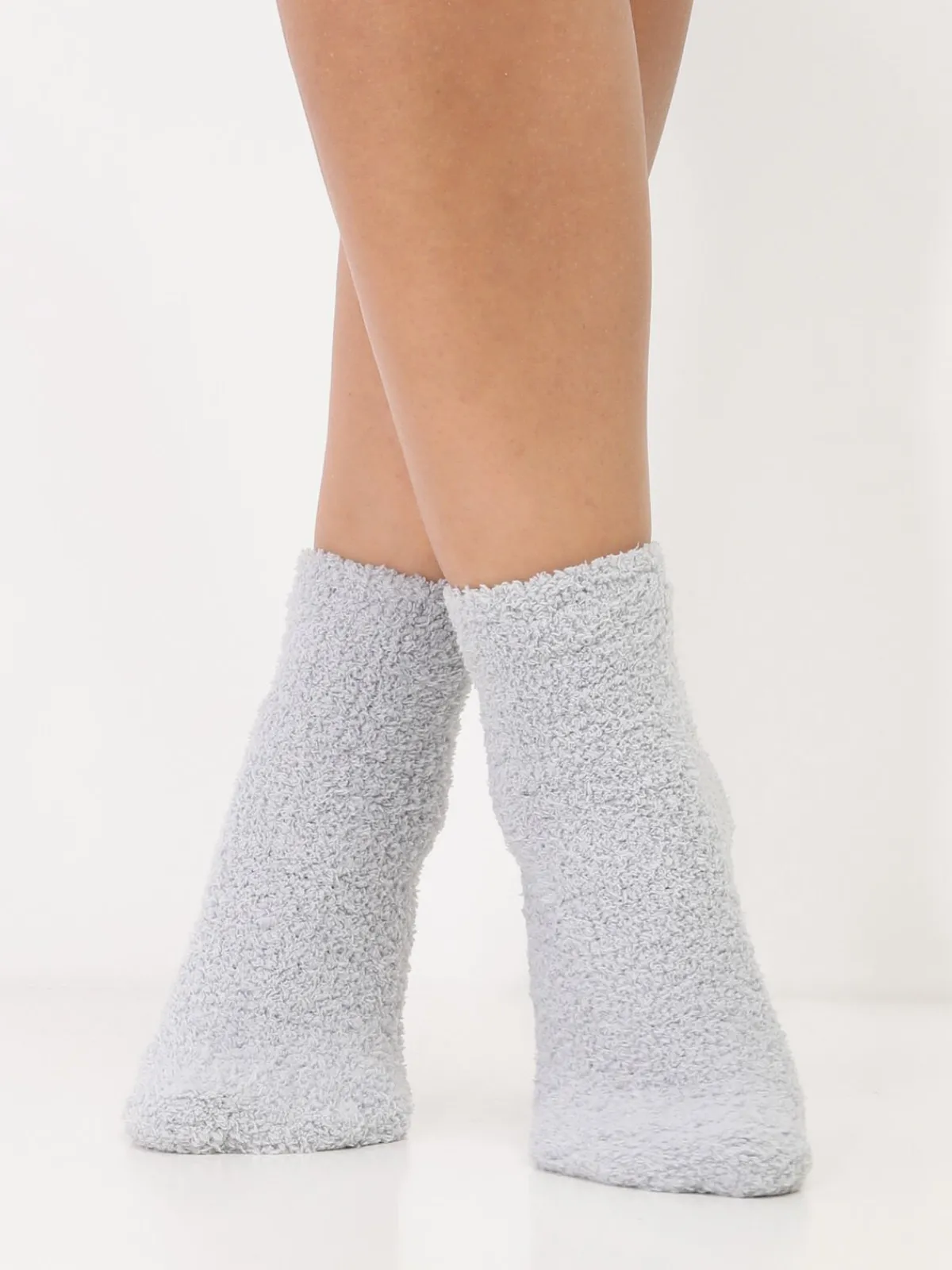 New La Modeuse Lot de 6 paires de chaussettes duveteuses Multicolore