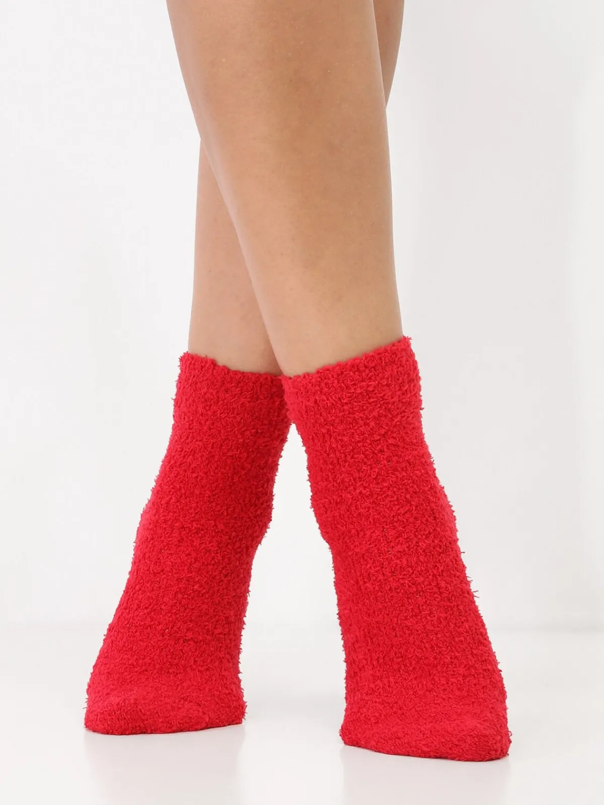 New La Modeuse Lot de 6 paires de chaussettes duveteuses Multicolore