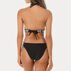 Best La Modeuse Maillot de bain à message "LOVE" Noir