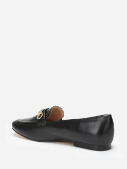 Online La Modeuse Mocassins  à bride strass Noir