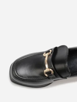 Hot La Modeuse Mocassins à talon et mors Noir