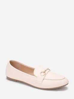 Clearance La Modeuse Mocassins arrondis  à bride Beige