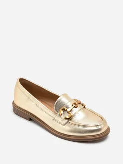 La Modeuse Mocassins classiques à mors Doré